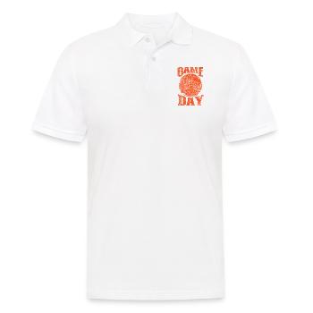 Volleyball Player Team Vintage - Männer Poloshirt - Weiß - Vorne - Kai (181cm)