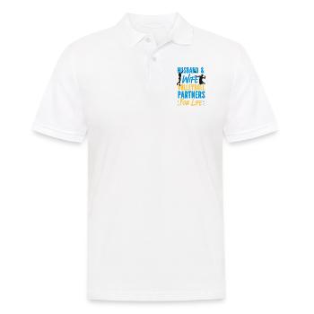 Volleyball Player Team Husband - Männer Poloshirt - Weiß - Vorne - Kai (181cm)