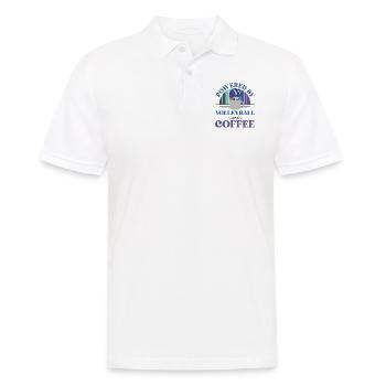 Café de l’équipe de volley-ball - Polo Homme - blanc - Devant - Kai (181cm)