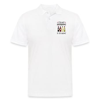 Sommelier Wine Drinking Tasting - Männer Poloshirt - Weiß - Vorne - Kai (181cm)