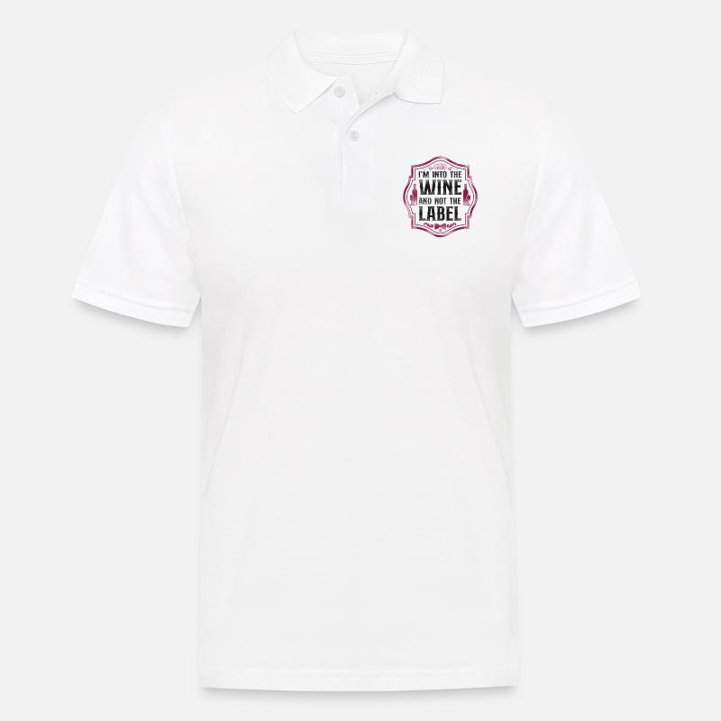 Sommelier Wine Drinking Tasting - Männer Poloshirt - Weiß