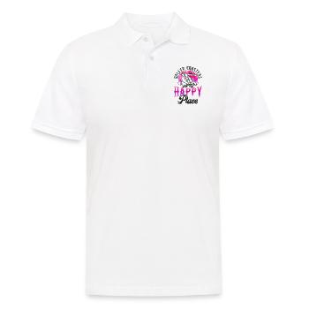 Montagnes russes Vintage Roller - Polo Homme - blanc - Devant - Kai (181cm)