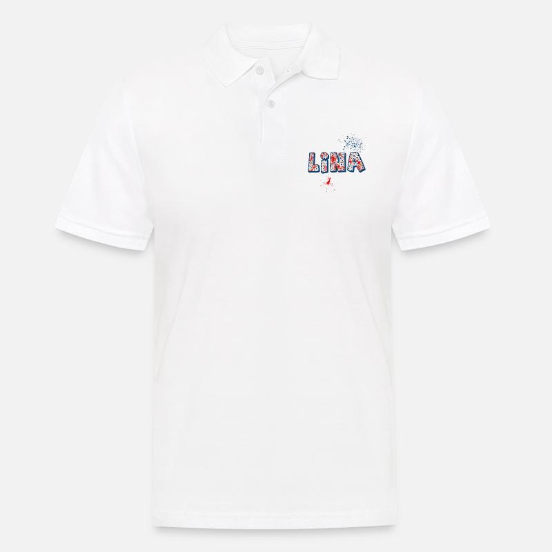lina e 260 - Männer Poloshirt - Weiß