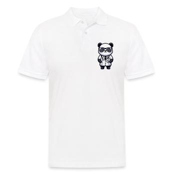 Cute Panda Doctor - Männer Poloshirt - Weiß - Vorne - Kai (181cm)