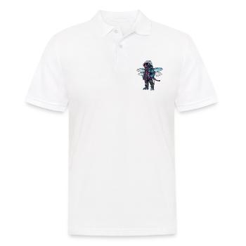 Libellule drôle d’hiver - Polo Homme - blanc - Devant - Kai (181cm)