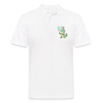 Bébé d’anniversaire d’alligator - Polo Homme - blanc - Devant - Kai (181cm)