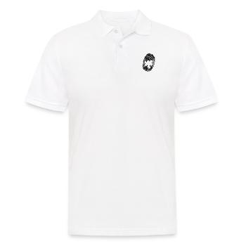 Fingerabdruck Puzzle - Männer Poloshirt - Weiß - Vorne - Kai (181cm)