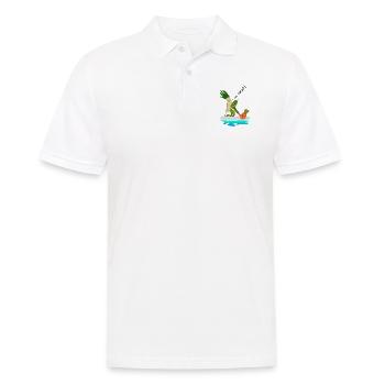 Un cadeau de maître nageur amusant pour les nageurs. - Polo Homme - blanc - Devant - Kai (181cm)