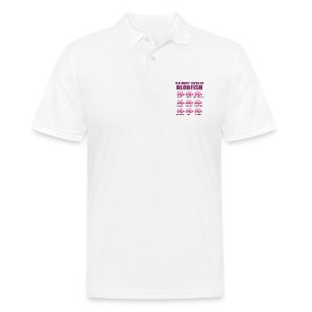 Costume de Blobfish - Visage de poisson Blob laid - - Polo Homme - blanc - Devant - Kai (181cm)