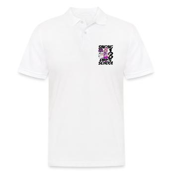 100. Tag Der Schulgesundkostüm 100 Schultage - Männer Poloshirt - Weiß - Vorne - Kai (181cm)