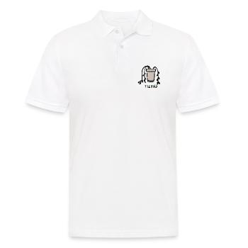 Das Ende (des Lebens) - Männer Poloshirt - Weiß - Vorne - Kai (181cm)