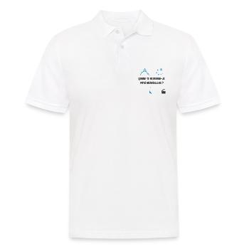 Quand te reverrai-je ? Les bronzés font du ski ! - Polo Homme - blanc - Devant - Kai (181cm)