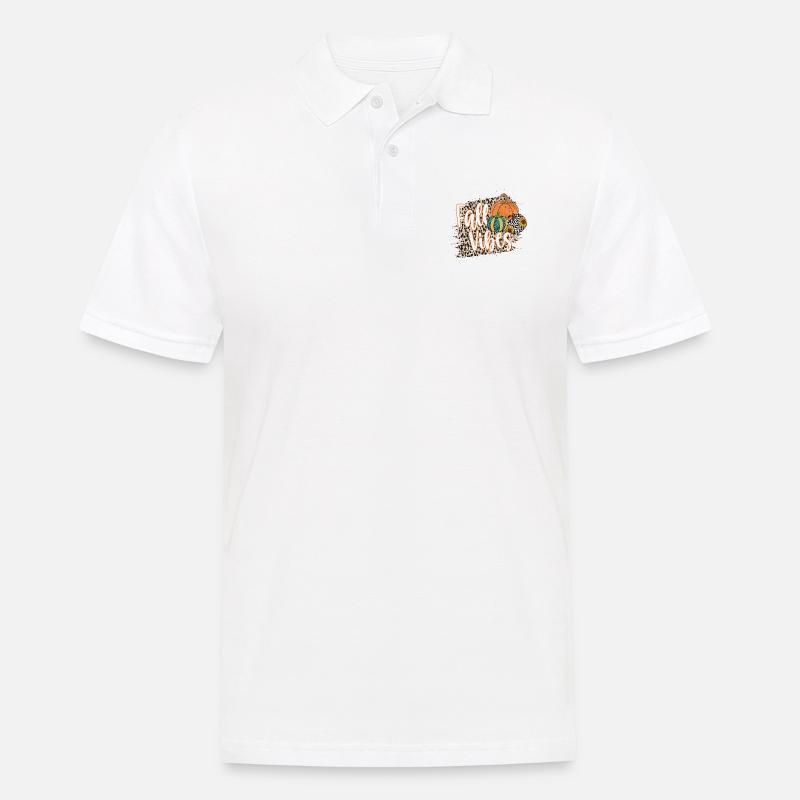 Herbststimmung - Männer Poloshirt - Weiß
