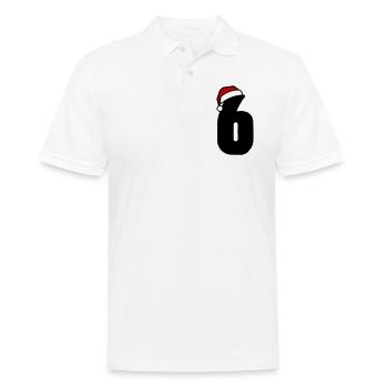 6 Numéro de Noël - Polo Homme - blanc - Devant - Kai (181cm)