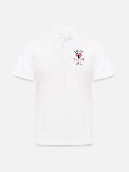 Nova Scotia Duck Tolling Retriever Toller Dog - Herre poloshirt - hvid