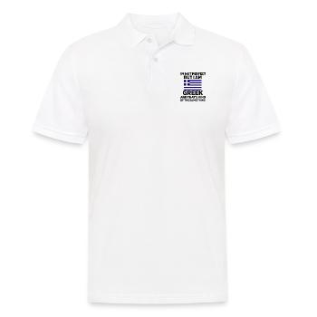 Gifts For Greeks Hellas Greece Greek - Men's Polo Shirt - white - Front - Kai (181cm)