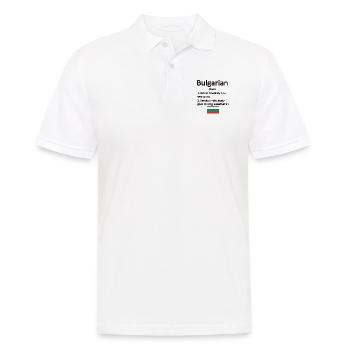 Bulgare Bulgarien Flagge Bulgarische Wurzeln - Männer Poloshirt - Weiß - Vorne - Kai (181cm)