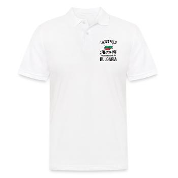 Bulgare Bulgarien Herkunft Bulgarische Flagge - Männer Poloshirt - Weiß - Vorne - Kai (181cm)