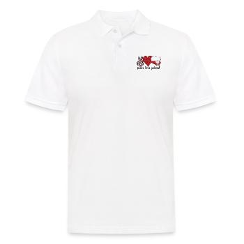 Fier Polonais Drapeau Racines Polonaises - Polo Homme - blanc - Devant - Kai (181cm)