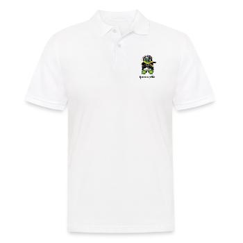 Fières racines jamaïcaines jamaïcaines - Polo Homme - blanc - Devant - Kai (181cm)