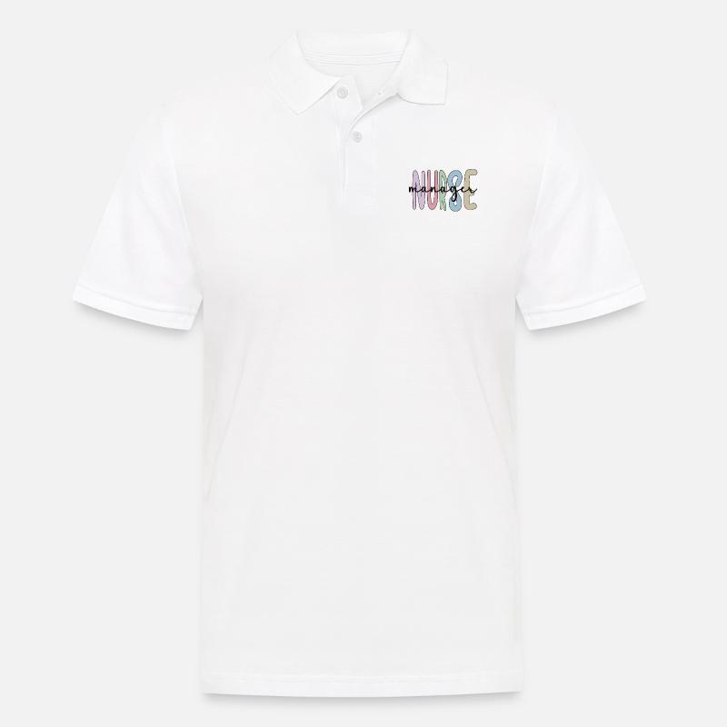 Oberschwester Krankenschwester Manager Geschenk - Männer Poloshirt - Weiß