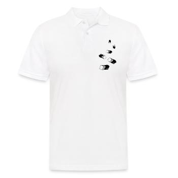 Bread icon symbol - Men's Polo Shirt - white - Front - Kai (181cm)