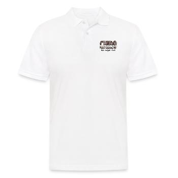 Proud Chiropractor Chiropractic Gift - Men's Polo Shirt - white - Front - Kai (181cm)