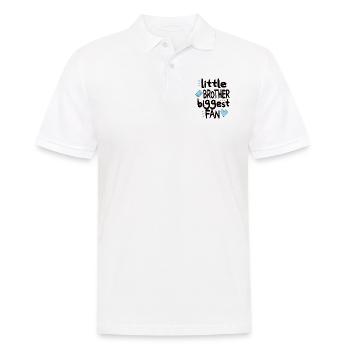 Little Ice Hockey Brother Of An Ice Hockey Player - Männer Poloshirt - Weiß - Vorne - Kai (181cm)