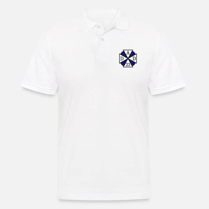 Dad Papa 23 Geschenk - Männer Poloshirt - Weiß