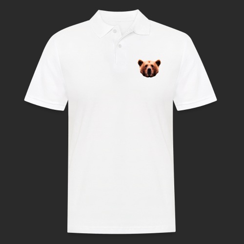 Low-Poly Bear - Männer Poloshirt