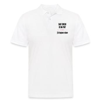 sauf erreur - Polo Homme - blanc - Devant - Kai (181cm)