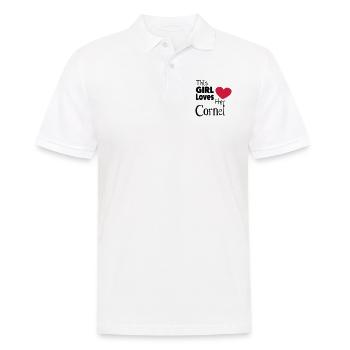 This Girl Loves Her Cornet - Männer Poloshirt - Weiß - Vorne - Kai (181cm)