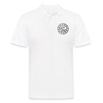 Poker Star Logo - Männer Poloshirt - Weiß - Vorne - Kai (181cm)
