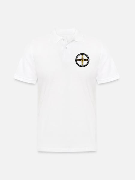 Deutscher Orden Logo - Männer Poloshirt - Weiß