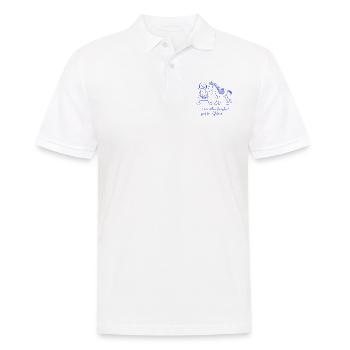 Tausche Bruder gegen Pferd - Männer Poloshirt - Weiß - Vorne - Kai (181cm)