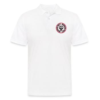 circle ring stamp team bachelor party bache - Men's Polo Shirt - white - Front - Kai (181cm)