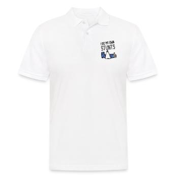 Je fais mes propres cascades UNISEX ACTION - Polo Homme - blanc - Devant - Kai (181cm)