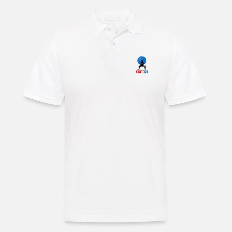 Karate Kid - Männer Poloshirt - Weiß