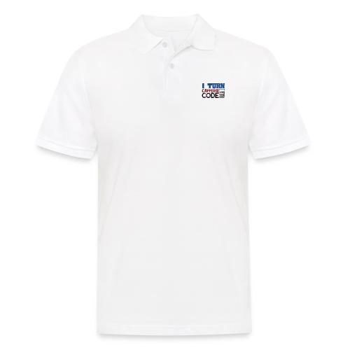 I turn caffeine into code - Men's Polo Shirt