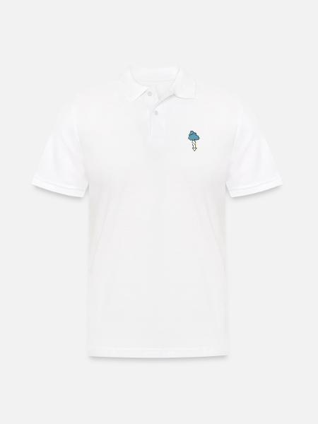orage - Polo Homme - blanc