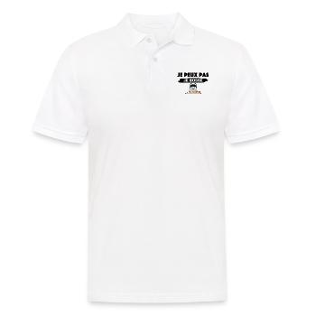 Je peux pas je bosse - Polo Homme - blanc - Devant - Kai (181cm)