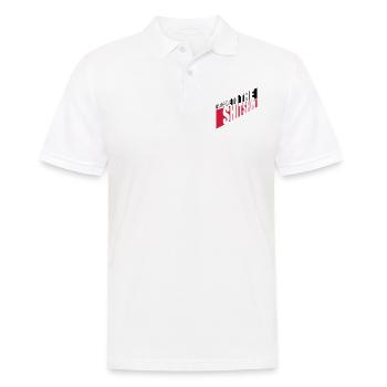Cheeky Welcome Shitshow - Polo Homme - blanc - Devant - Kai (181cm)