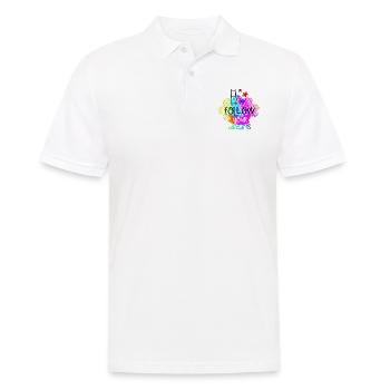 vos rêves pensées positives heureuses - Polo Homme - blanc - Devant - Kai (181cm)