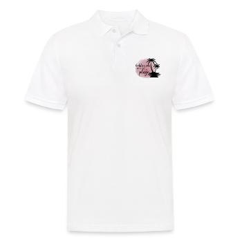 Oubliez-moi je suis à la plage - Polo Homme - blanc - Devant - Kai (181cm)
