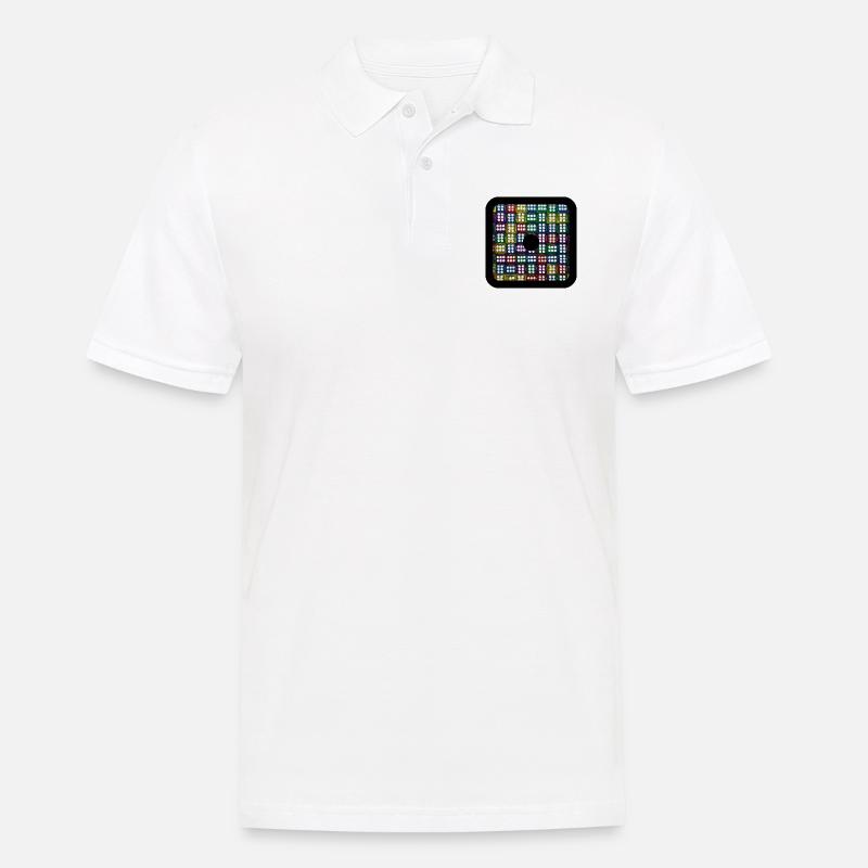 Cubesss 2 - Männer Poloshirt - Weiß