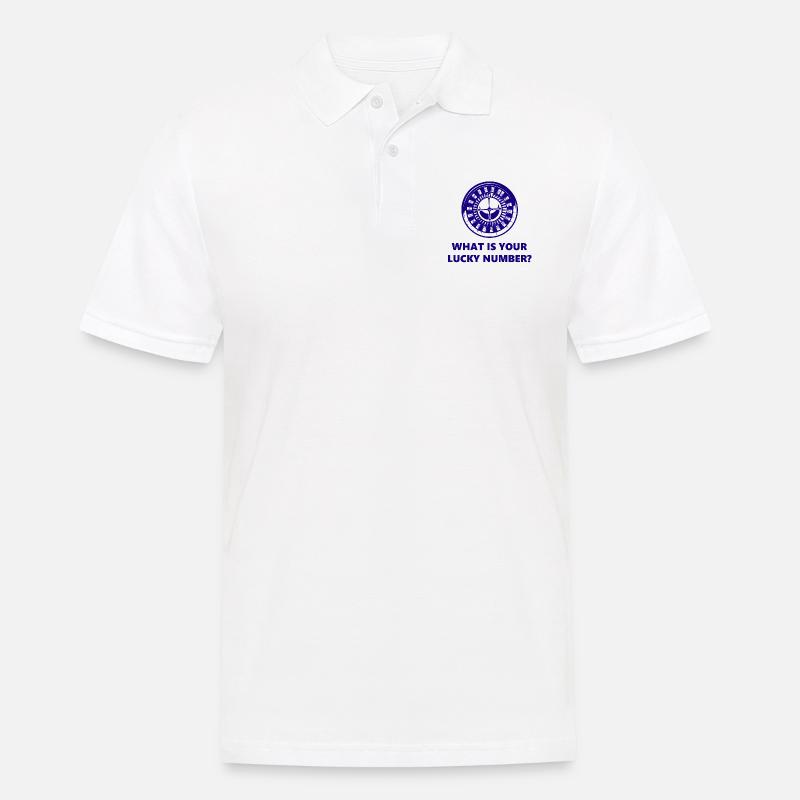 boardgame chess backgammon game night - Männer Poloshirt - Weiß