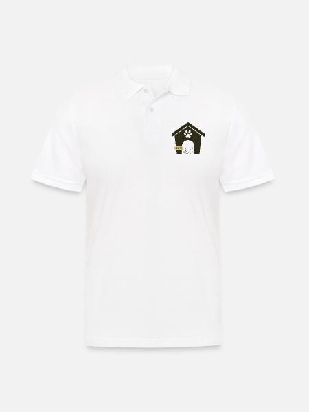 Ruff Day Hundedesign - Männer Poloshirt - Weiß