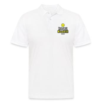 lönd mi etz eifach mol in Rueh > Vektor - Männer Poloshirt - Weiß - Vorne - Kai (181cm)