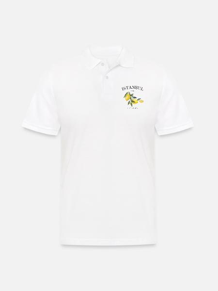 Istanbul - Türkei - Bosporus - Souvenir - Reise - Männer Poloshirt - Weiß