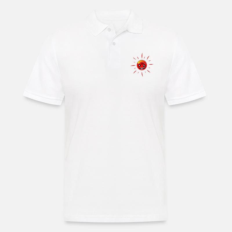 La température est au maximum c'est la canicule - Polo Homme - blanc